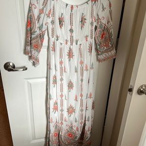 Gorgeous colorful floor length lapogee dress!